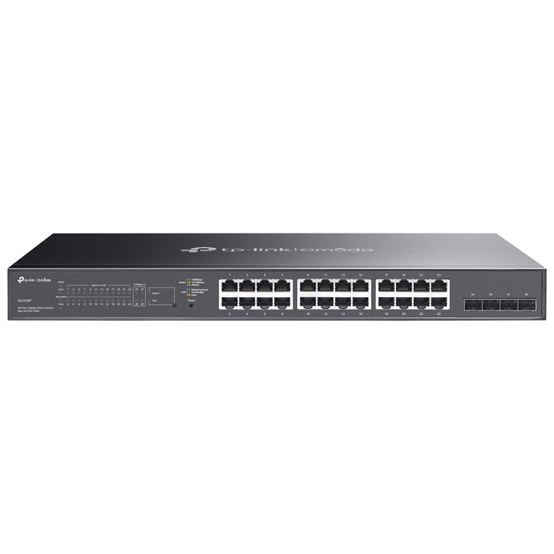 TP-Link 28 Port JetStream Gigabit Switch with 24 Port PoE+ - UN/5.4 (SG2428P UN/5.4)