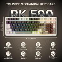 Gaming-Keyboards-RK-ROYAL-KLUDGE-F99-Wireless-Mechanical-Keyboard-Numper-Pad-Tri-Mode-Hot-Swappable-100-Keys-Gaming-Keyboard-BT-2-4G-USB-C-Pro-Software-Mocha-Gray-11