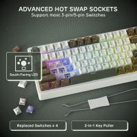 Gaming-Keyboards-RK-ROYAL-KLUDGE-F99-Wireless-Mechanical-Keyboard-Numper-Pad-Tri-Mode-Hot-Swappable-100-Keys-Gaming-Keyboard-BT-2-4G-USB-C-Pro-Software-Palm-Green-5