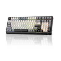 RK ROYAL KLUDGE F99 Wireless Mechanical Numper Pad, Tri-Mode Hot Swappable 95%100 Keys Gaming Keyboard,BT/2.4G/USB-C, Pro Software,Beige Switch