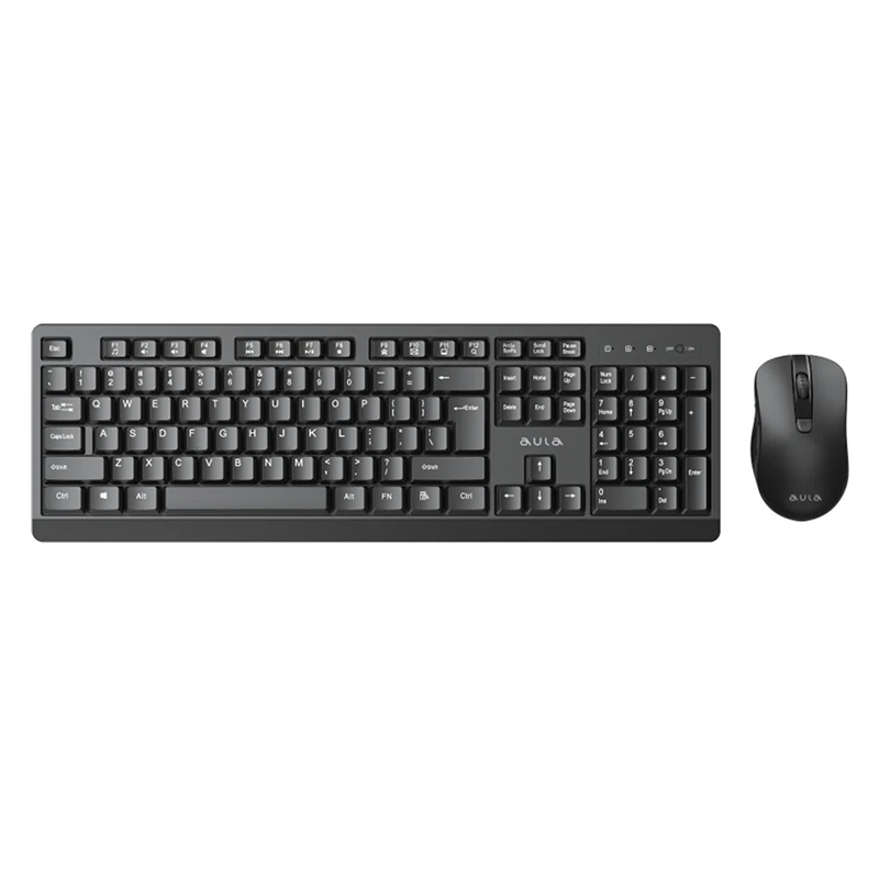 AULA AC150 Wireless Keyboard and Mouse Combo - Black (AC150-B)