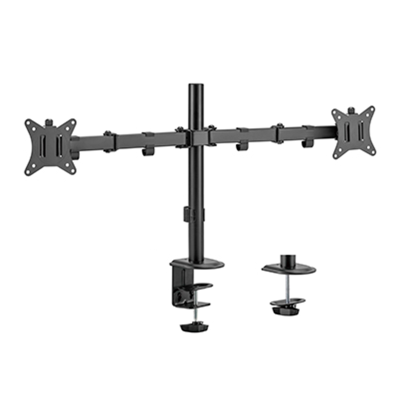 Brateck Dual-Monitor Steel Articulating Monitor Mount For most 17in-32in Monitors (LDT66-C024)