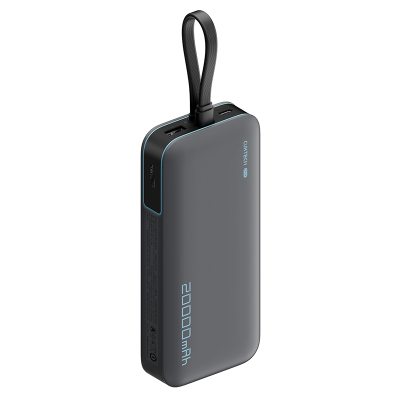 CUKTECH CP24 20000 mAh 40W +3C Power Bank - Grey (CUK-L200NMXGR)