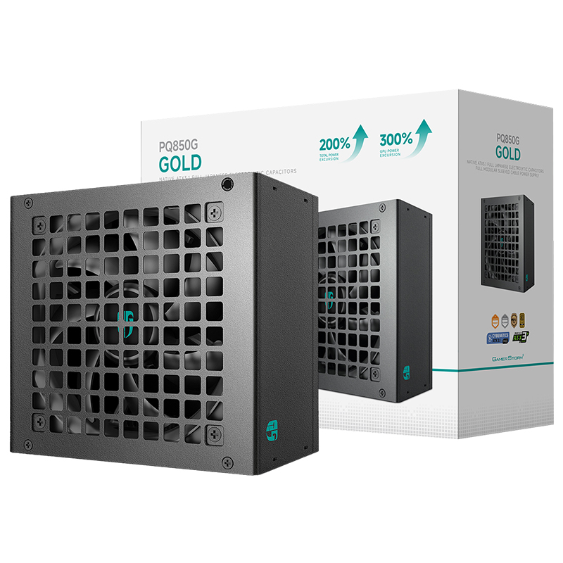 Deepcool 850W Gamer Storm PQ850G 80+ Gold Cybenetics Fully Modular ATX 3.1 Power Supply (R-PQ850G-FD1B-JGAU-V1)