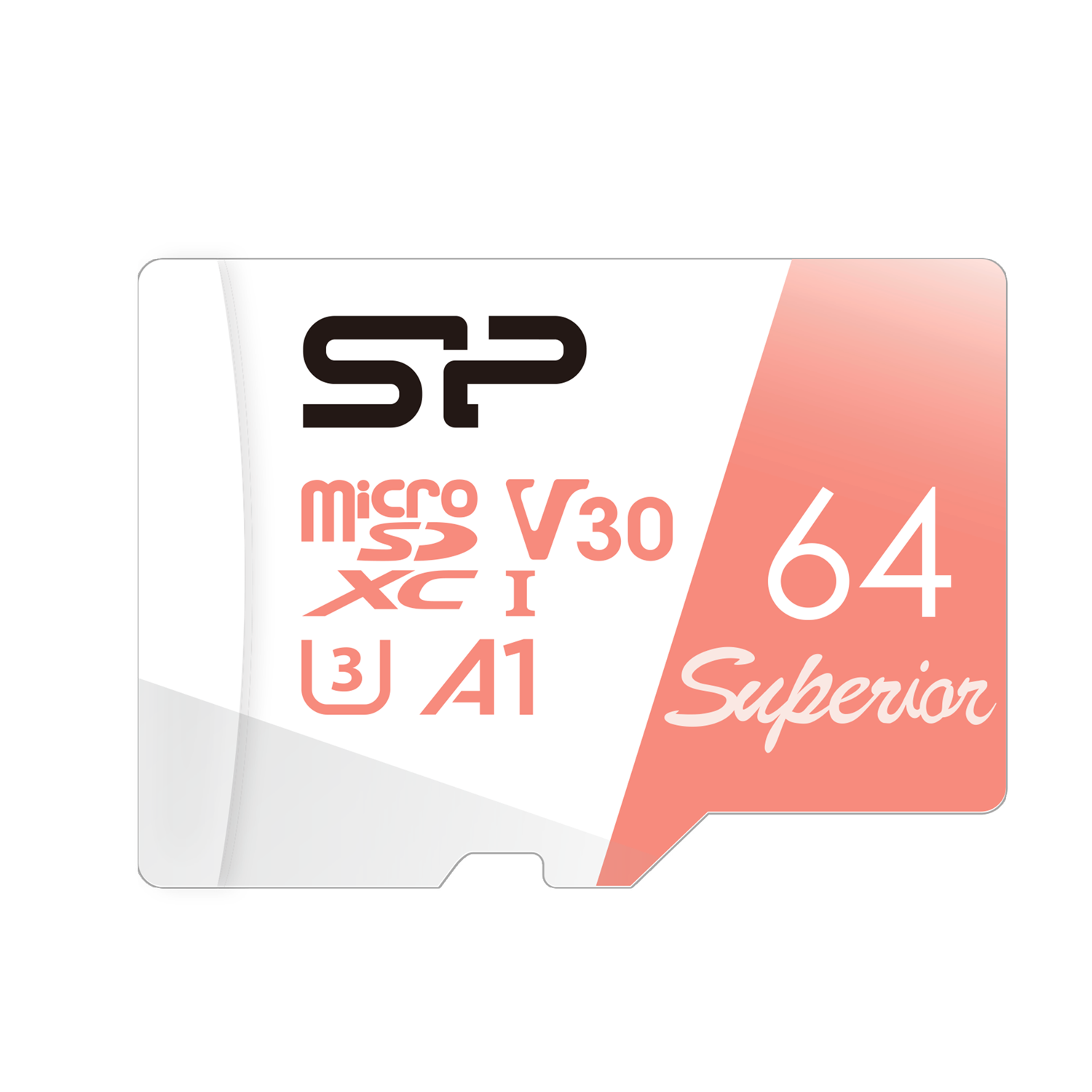 SP Silicon Power Superior PRO 4K/HD 64GB Micro SDXC Card 100MB/s Read & 80MB/s Write U3, C10, A1, V30 with Adapter - SZ064GBSTXDV3V20AU