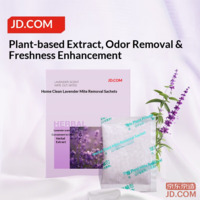 JD Home Guardian Herb Herbal Mite Removal Pack 10 Bags, Mite and Odor Removal, Lavender Scent
