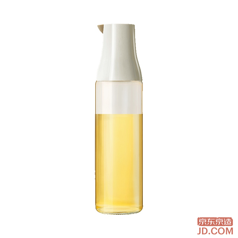 JD Oil Pot Glass Oil Jar Seasoning Soy Sauce Bottle Non-drip Kitchen Household Food Contact Grade 500ml