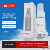 JD swim goggles anti-fog spray, winter myopia lens defogger, diving goggles clearer spray type