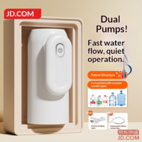 JD Water Dispenser Pump Gallon Electric Automatic Water Pump Device (Dual Pump Foldable)