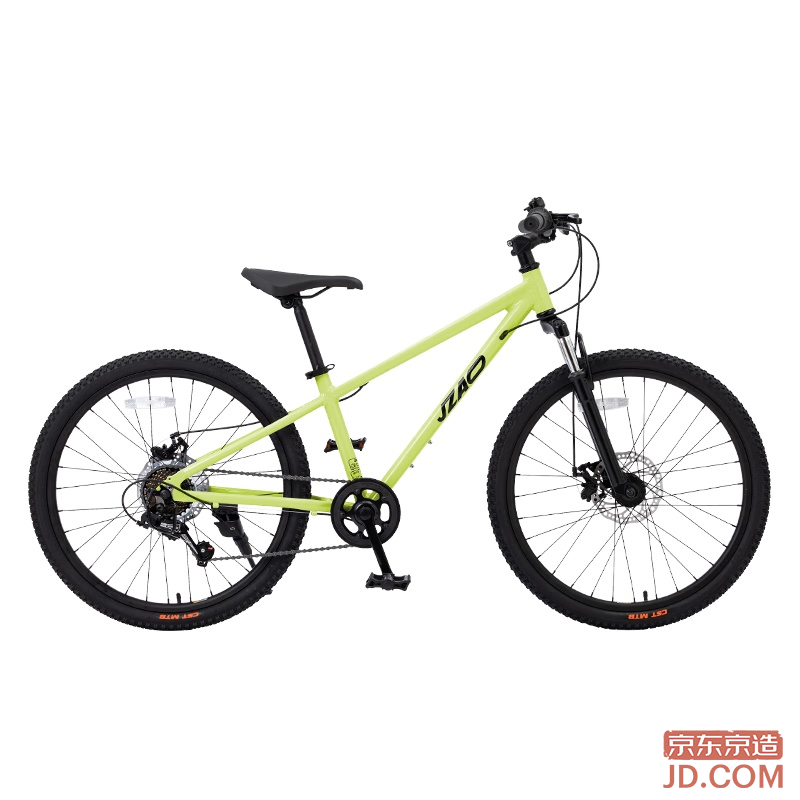 JD Lingyue Mountain Bicycle JD 8-12-15 Years Child Bike Student Gear 24 Inch Lime Green