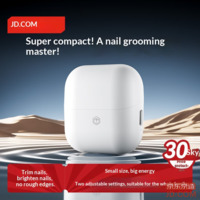 JD Electric Mini Nail Clipper, Auto Nail Trimmer, Compact & Portable, Safe for Adults & Children
